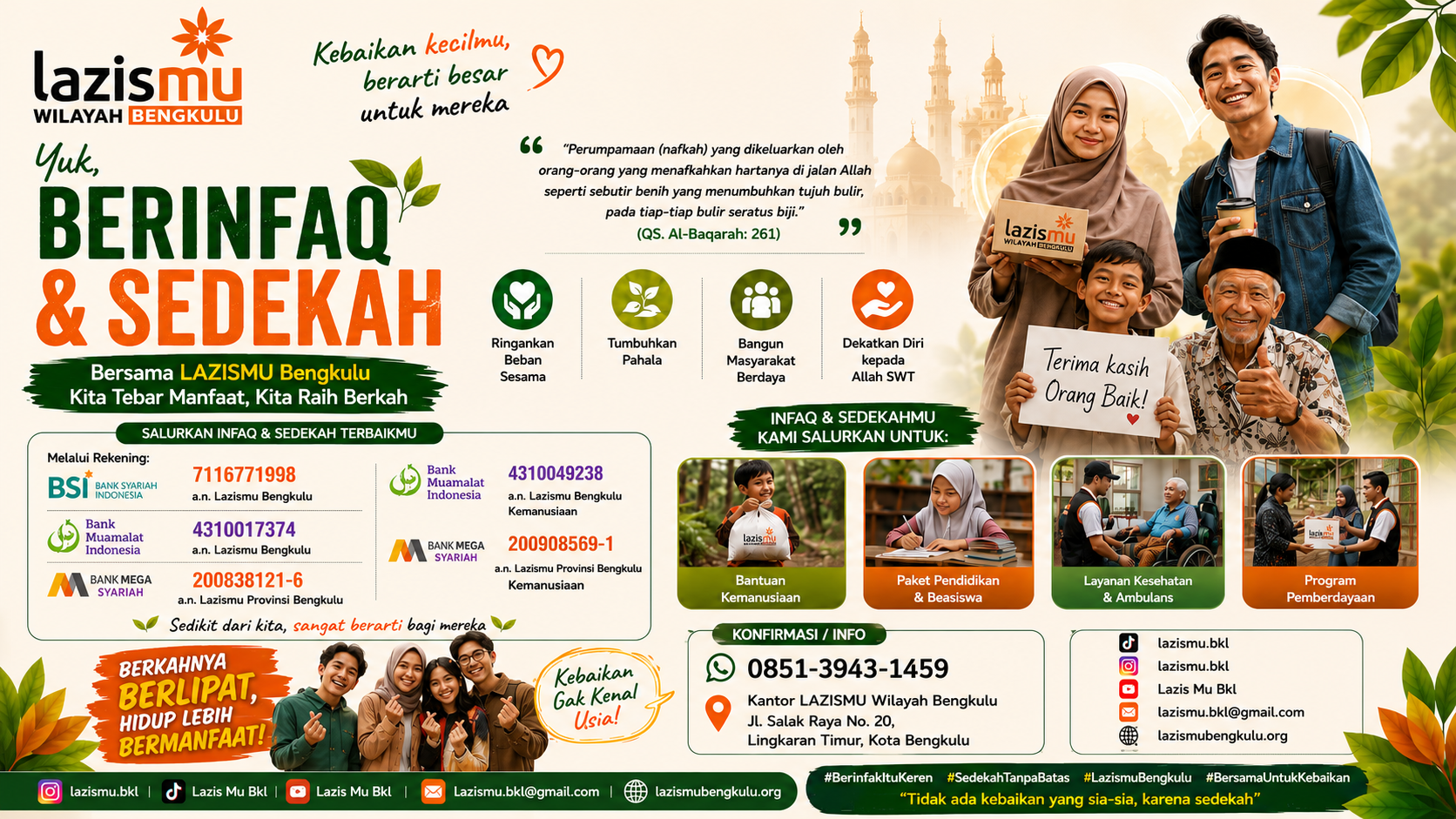 Yuk Berinfak dan Bersedekah 